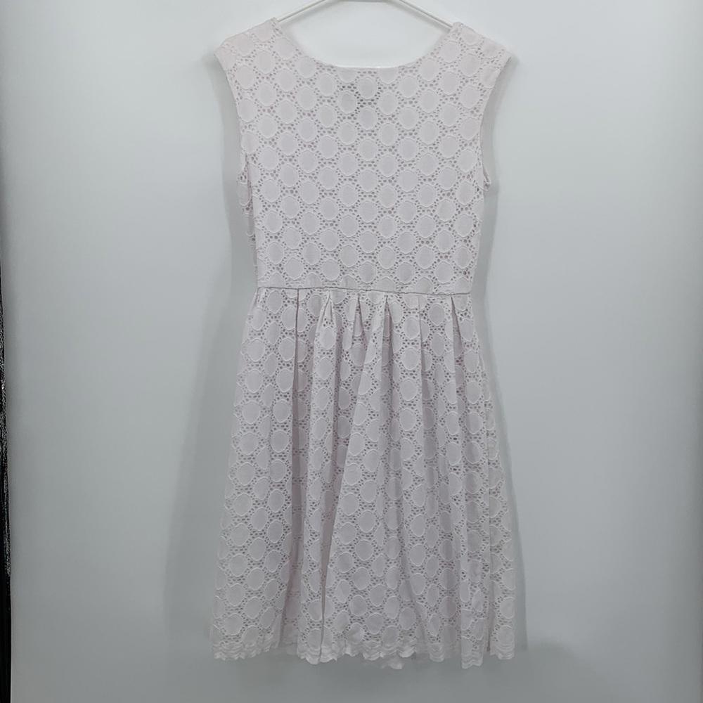 Ronni Nicole White Lace Sleeveless Dress Women’s Size 10 - Picture 2 of 7